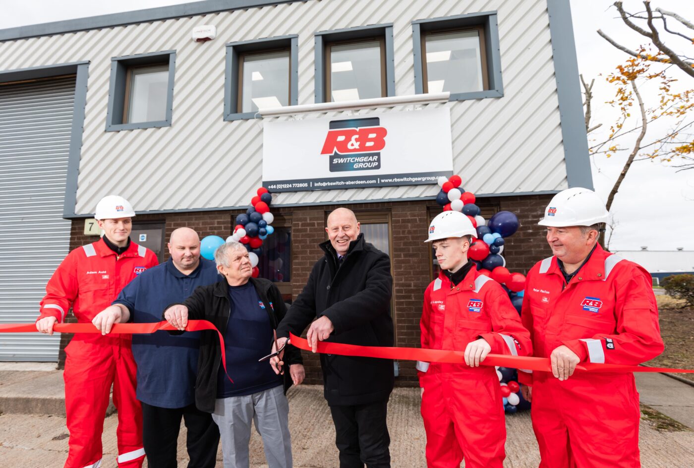 R&B Office Launch - Cutting Ribbon